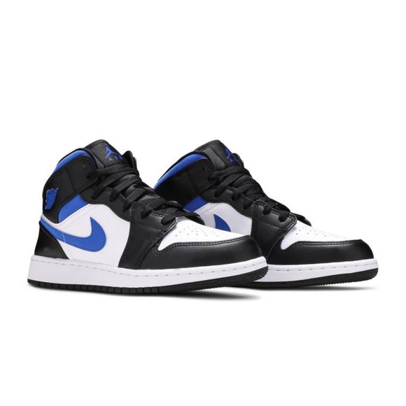 Air Jordan 1 Mid GS Racer Blue - Picture 1 of 6